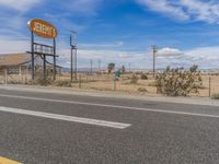 Nevada Desert Road Landscape 003