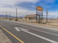 Nevada Desert Road Landscape 004