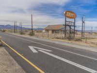 Nevada Desert Road Landscape 005