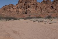Nevada Desert: Sandstone Formation in Southwest USA