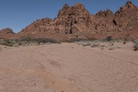 Nevada Desert: Sandstone Formation in Southwest USA