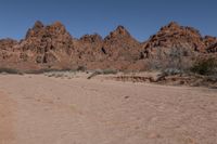 Nevada Desert: Sandstone Formation in Southwest USA