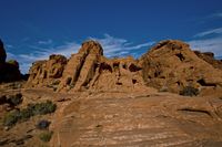 Scenic Road in Nevada Desert