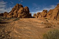 Scenic Road in Nevada Desert