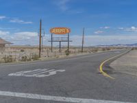 Nevada USA Rural Road Landscape 001