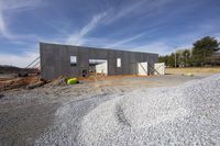 the new building being built on the site for a church construction site near eastbridge, ontario