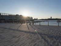 New York Architecture in City Sunrise