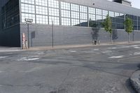 New York Brick Wall - Low Angle View 003