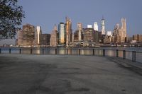 New York City at Dawn: Skyline Panorama