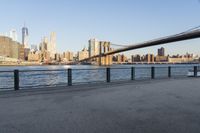 New York City Morning: Skyline Reflections on the River