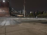 New York City at Night: Cobblestone Road in the Heart of Manhattan