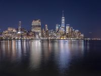 New York City Night: Overlooking Manhattan's Skyline