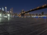 New York City Night Skyline: A View of the Metropolitan Area