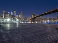 New York City Night Skyline: A View of the Metropolitan Area