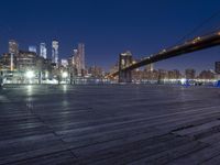 New York City Night Skyline: A View of the Metropolitan Area