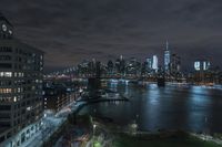 New York City: A Night Skyline Overlook