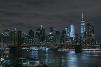 New York City: A Night Skyline Overlook