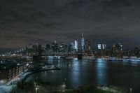 New York City: A Night Skyline Overlook