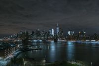 New York City: A Night Skyline Overlook