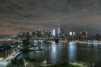 New York City: A Night Skyline Overlook