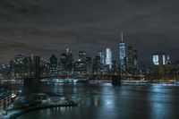 New York City: A Night Skyline Overlook