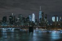 New York City: A Night Skyline Overlook