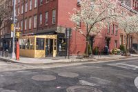 New York City Road: Asphalt and Buildings