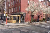 New York City Road: Asphalt and Buildings