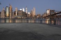 New York City Skyline Dawn View 001
