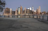 New York City Skyline During Dawn