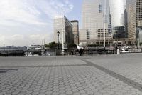 New York City Skyline with High Rise Buildings
