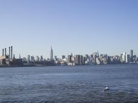 New York City Skyline Overlooking the Hudson River