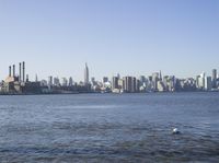 New York City Skyline Overlooking the Hudson River