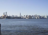 New York City Skyline Overlooking the Hudson River