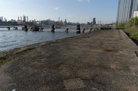 New York City Skyline over Water