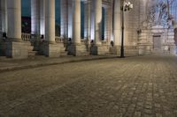 Night View of New York City Streets