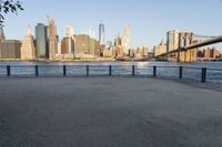 New York Cityscape: Skyscrapers and Water