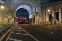 New York Dawn: A Bridge in Manhattan