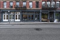 New York City Street with Classic Architecture