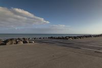 New Zealand Coastal Landscape at Dawn: A Serene Ocean View