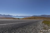 Highway in New Zealand: Smooth Asphalt with Clear Skies