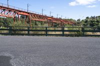 New Zealand Landscape: Clear Sky and Viaduct