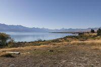 New Zealand Mountain Lake under Clear Sky