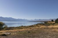 New Zealand Mountain Lake under Clear Sky