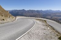 New Zealand Mountain Pass: Clear Sky and Majestic Mountains