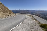 New Zealand Mountain Pass: Clear Sky and Majestic Mountains