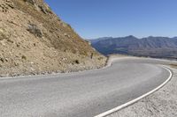 New Zealand Mountain Pass: Clear Sky and Majestic Mountains