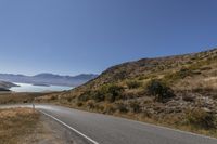 New Zealand Mountain Road under Clear Sky