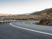 New Zealand's North Island Road at Dawn