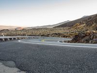 New Zealand's North Island Road at Dawn